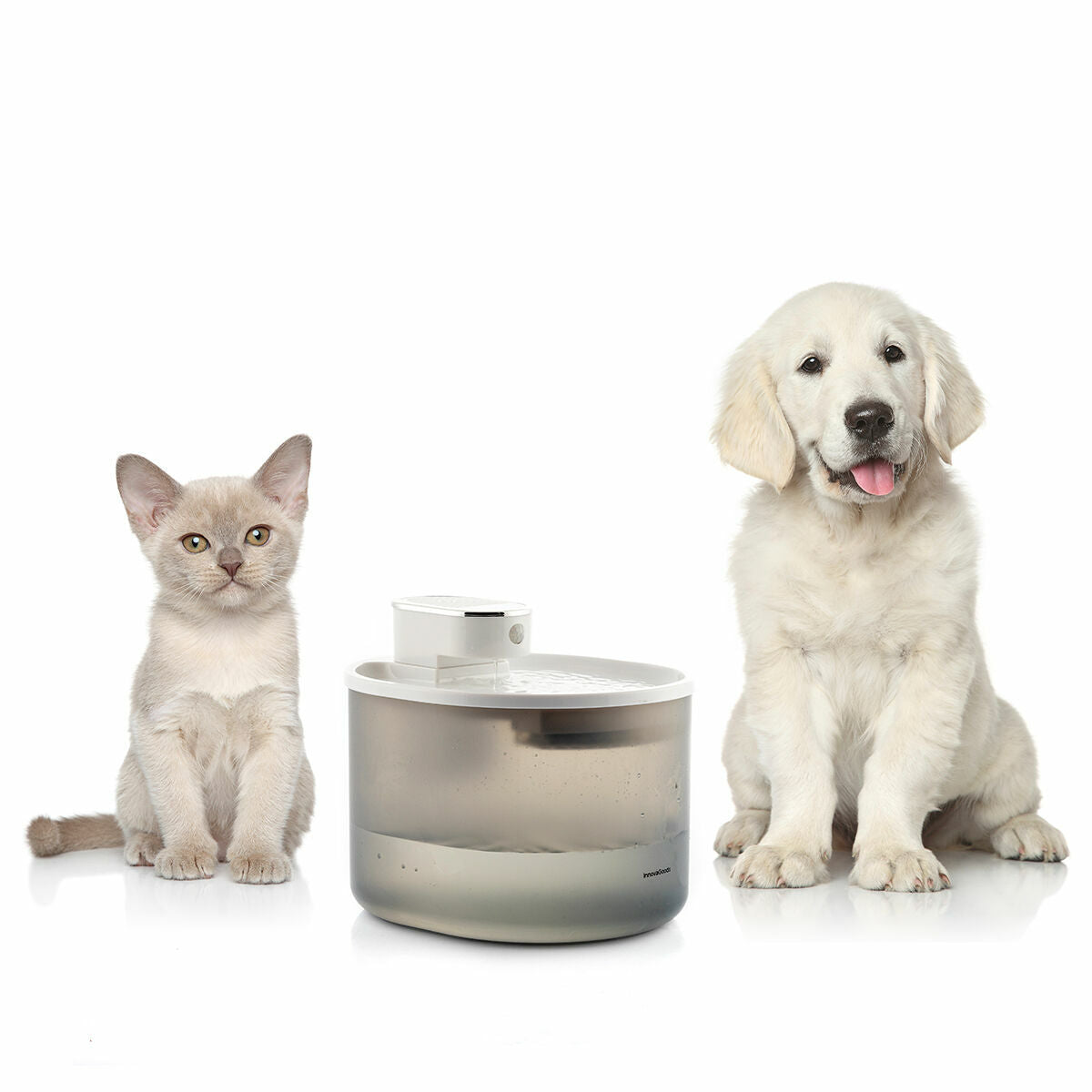 AquaFlow | Rechargeable Cat&dog Water Fountain with Sensor Refopet InnovaGoods-4